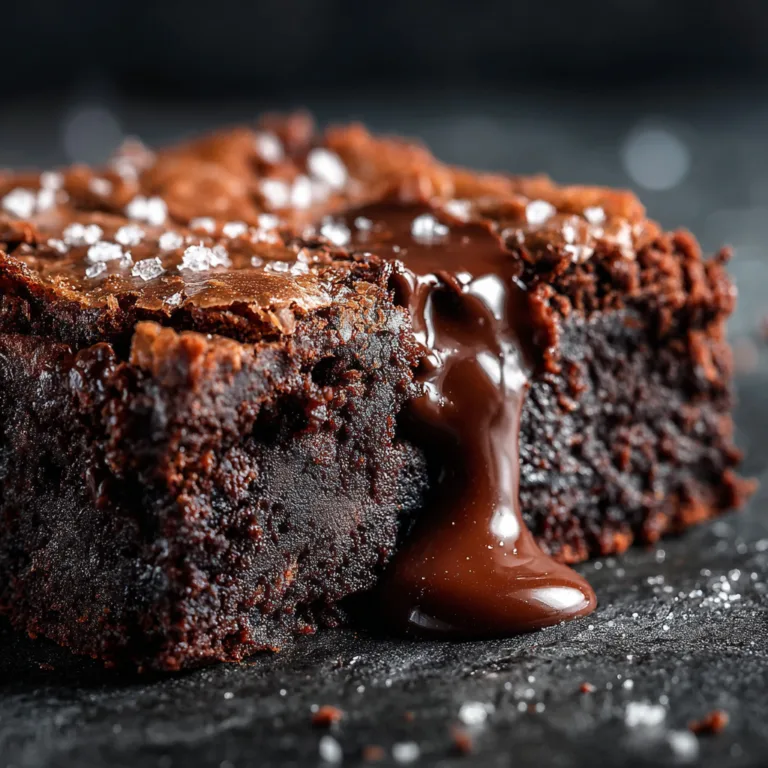 Gros plan texture fondante Brownie Chocolat Romantique cœur coulant chocolat