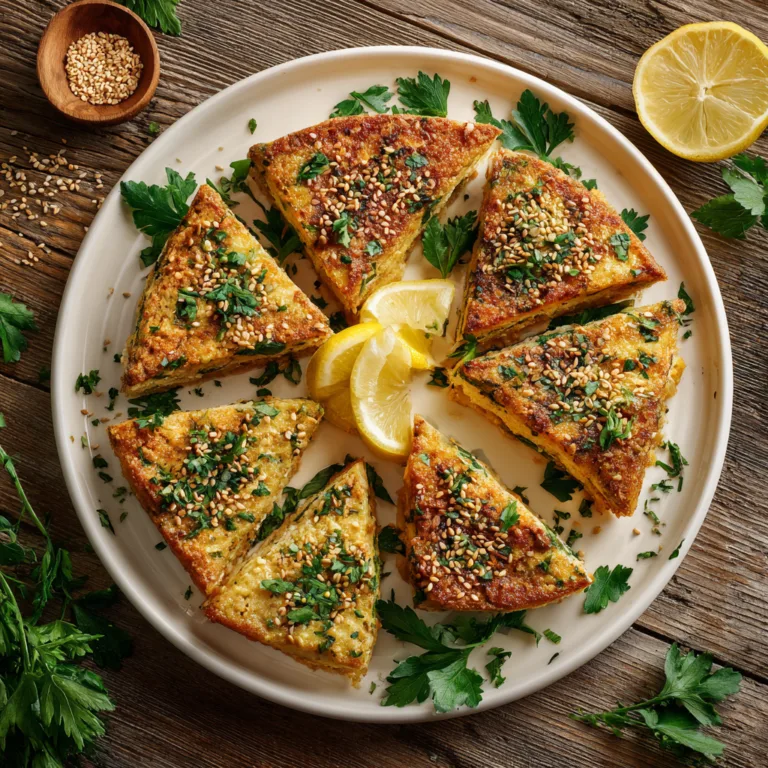 Bricks au thon et légumes croustillantes vues de dessus sur assiette blanche