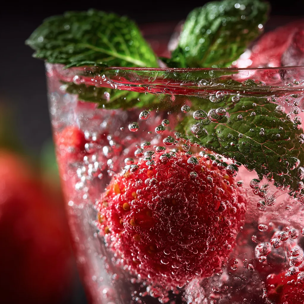 cocktail-bonbon-fraise-gros-plan-bulles-texture-bonbons-tagada