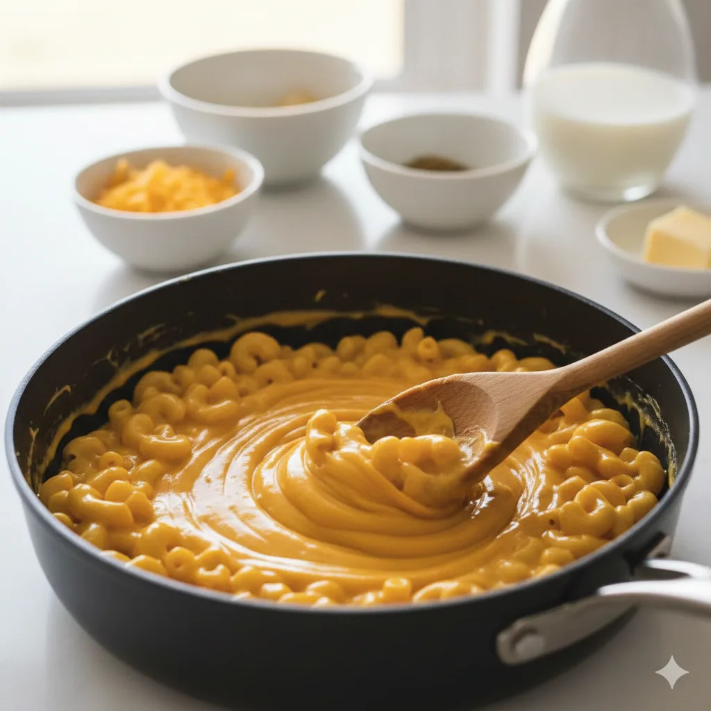 preparation-mac-and-cheese-sauce-bechamel-fromage-maison