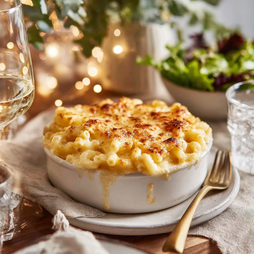 mac-and-cheese-servi-assiette-presentation-table