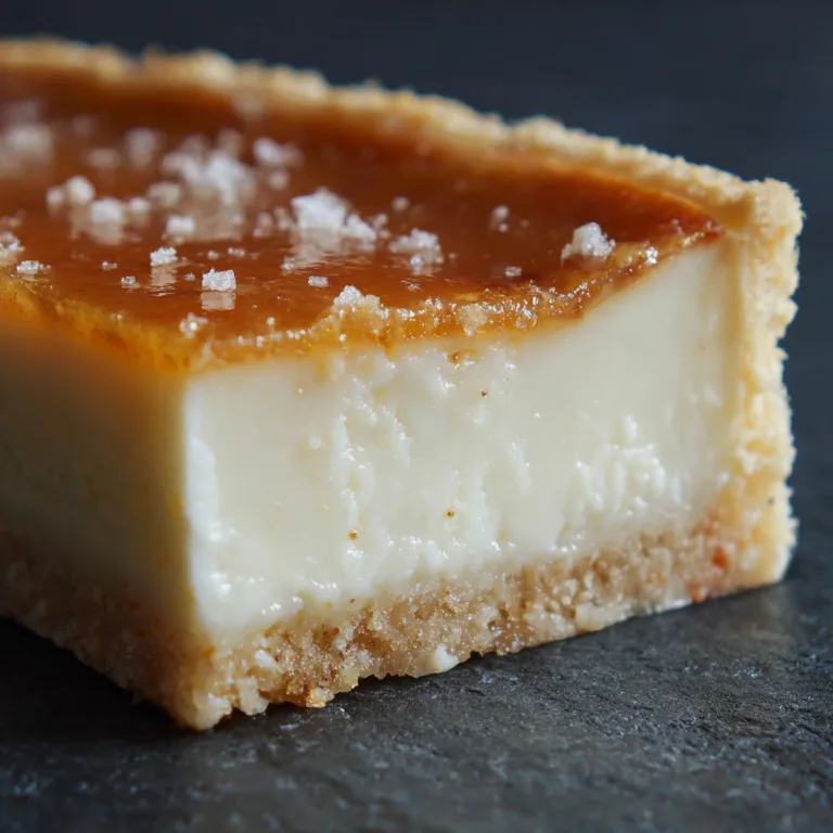 Gros plan texture crémeuse flan pâtissier vanille tranche