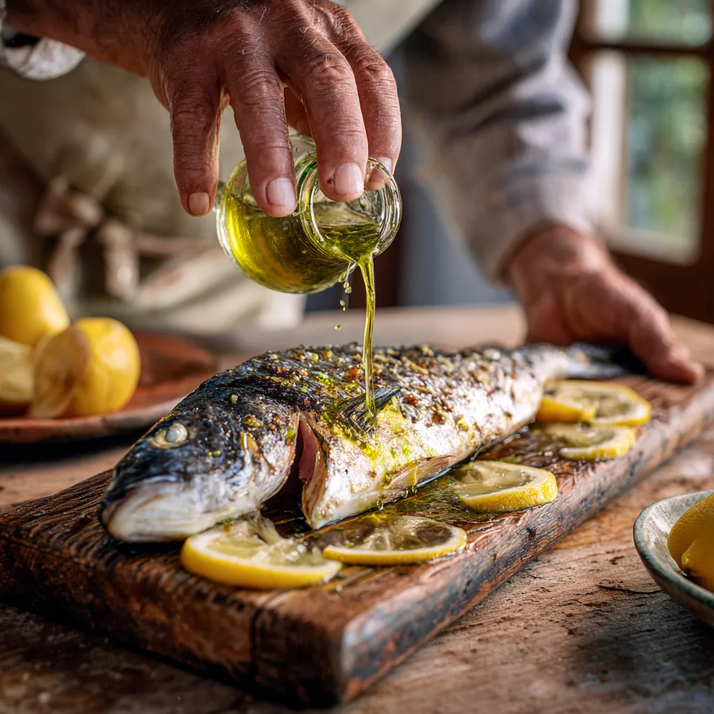 Préparation marinade citron pour dorade au barbecue étapes