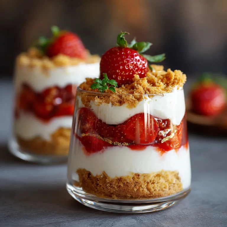 Gros plan verrine fraise mascarpone couches crème onctueuse et fraises fraîches